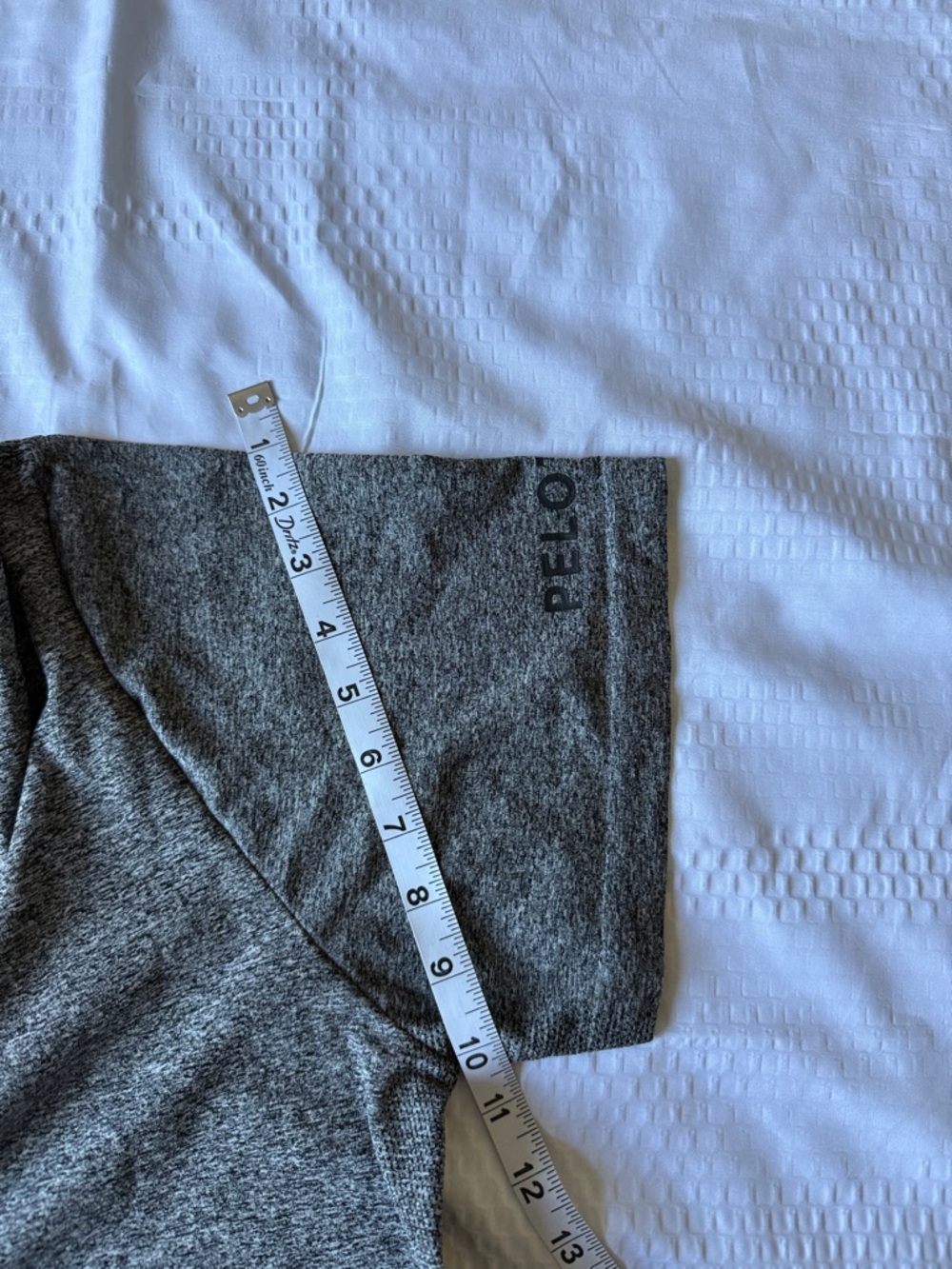 Peloton Charcoal Heather Men's Short Sleeve Performance Tee - Picture 7 of 9